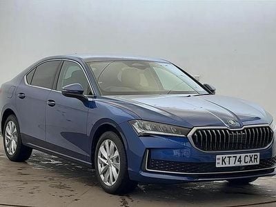 Used Skoda Superb SE Technology 150 HP (110 kW) 2025 Cobalt blue metallic Hatchback