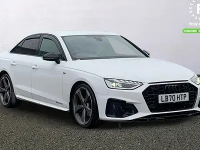Used Audi A4 Black Edition 150 HP (110 kW) 2020 White Sedan
