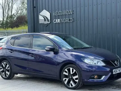 Used Nissan Pulsar Tekna 115 HP (84 kW) 2018 Blue Hatchback