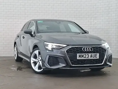 Used Audi A3 S-Line 110 HP (80 kW) 2023 Grey Sedan