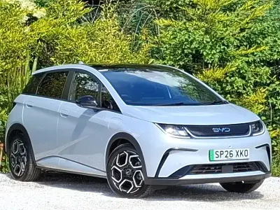 New BYD Dolphin Design 150 kW (204 HP) 2026 White Hatchback