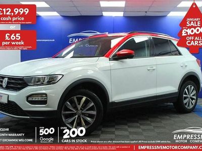 White Used 2018 VW T-Roc Design SUV | £12,999 (A bit pricey)