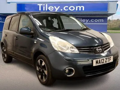 Used Nissan Note N-TEC 110 HP (80 kW) 2012 Blue Hatchback