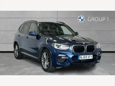 Used BMW X3 M Sport 180 HP (132 kW) 2019 Blue SUV