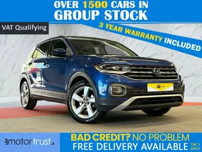 Used VW T-Cross SEL 110 HP (80 kW) 2023 Blue SUV