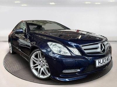 Used Mercedes E220 170 HP (125 kW) 2013 Blue Coupe
