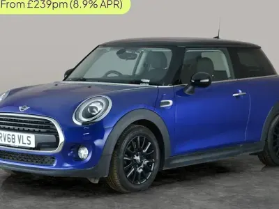 Usado Mini Cooper Hatch 136 HP (100 kW) 2018 Azul Citadino