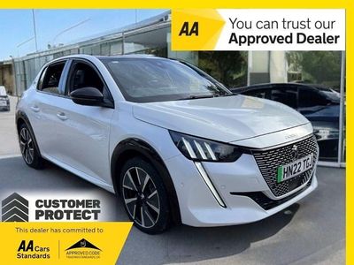 Used Peugeot e-208 Premium 100 kW (136 HP) 2022 White Hatchback