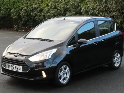 Used Ford B-MAX Zetec 100 HP (73 kW) 2015 Black MPV