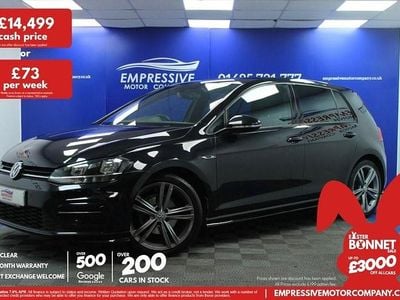 Used VW Golf VII R-line 150 HP (110 kW) 2020 Black Hatchback