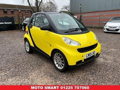 Used Smart ForTwo Cabrio Passion 71 HP (52 kW) 2010 Yellow Cabriolet