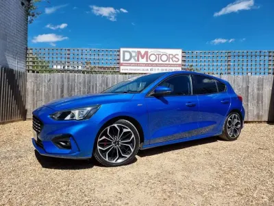 Used Ford Focus ST-Line X 125 HP (91 kW) 2018 Blue Hatchback