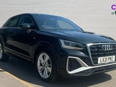 Used Audi Q2 S-Line 150 HP (110 kW) 2021 Mythos black SUV