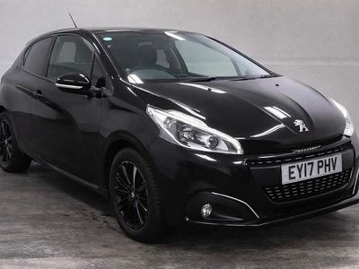 Used Peugeot 208 2017 Black Hatchback