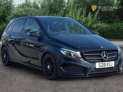 Begagnad Mercedes B200 AMG line 136 HK (100 kW) 2016 Svart Minibuss