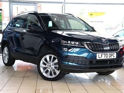 Blue Used 2020 Skoda Karoq SE L SUV | £15,500 (Fair price)