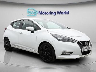 Used Nissan Micra Acenta 92 HP (67 kW) 2021 White Hatchback