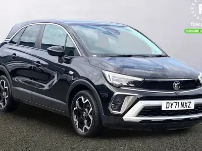 Used Vauxhall Crossland Edition 83 HP (61 kW) 2021 Black SUV