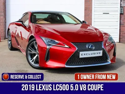 Used Lexus LC 500 2019 Red Coupe