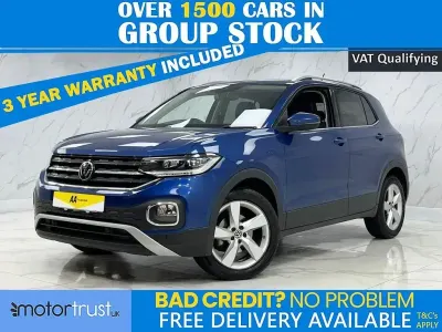 Used VW T-Cross SEL 110 HP (80 kW) 2021 Blue SUV
