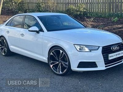 Used Audi A4 Black Edition 150 HP (110 kW) 2016 White Sedan