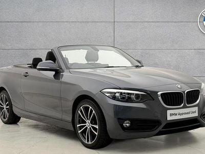Used BMW 220 Sport Line 187 HP (137 kW) 2018 Grey Cabriolet