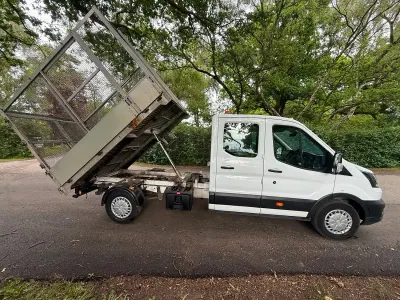 Used Ford Transit 130 HP (95 kW) 2020 White Cabriolet