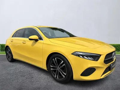 Used Mercedes A180 Executive 150 HP (110 kW) 2023 Yellow Hatchback
