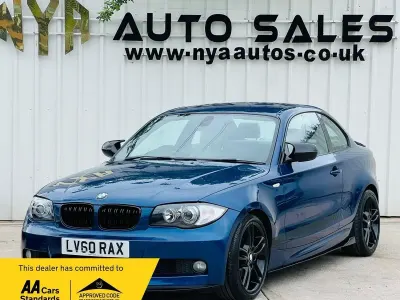 Begagnad BMW 120 Coupé M Sport 2010 Blå Sportkupé