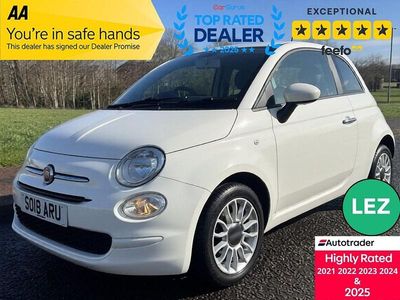 Used Fiat 500 Pop Star 69 HP (50 kW) 2018 White Hatchback