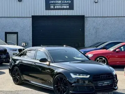 Used Audi A6 Black Edition 190 HP (139 kW) 2016 Black Sedan