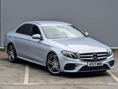 Silver Used 2017 Mercedes E220 AMG line Sedan | £13,995 (Fair price)