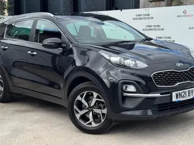Used Kia Sportage 136 HP (100 kW) 2021 Black SUV
