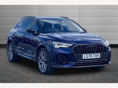 Used Audi Q3 Black Edition 150 HP (110 kW) 2025 Blue SUV