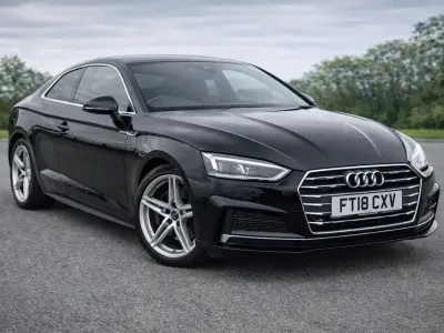 Begagnad Audi A5 S-Line 150 HK (110 kW) 2018 Svart Sportkupé