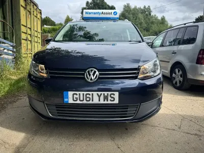 Used VW Touran SE 105 HP (77 kW) 2011 Blue MPV