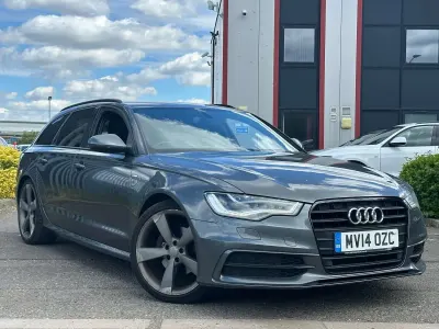 Used Audi A6 Black Edition 177 HP (130 kW) 2014 Grey Estate