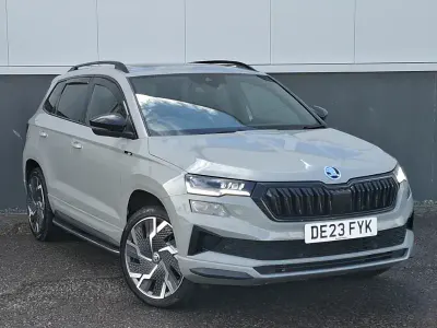 Used Skoda Karoq SportLine 150 HP (110 kW) 2023 Grey SUV