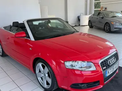Used Audi A4 Cabriolet S-Line 2008 Red Cabriolet