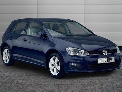 Used VW Golf VII Match 122 HP (89 kW) 2015 Night blue Hatchback