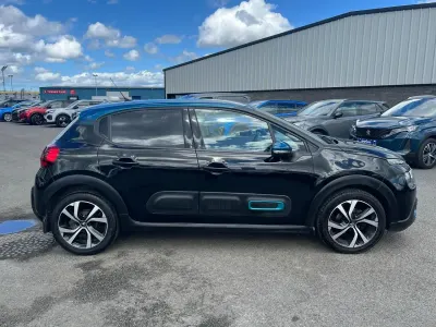 Used Citroën C3 PureTech 82 HP (60 kW) 2021 Black Hatchback
