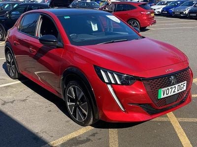 Used Peugeot e-208 Premium 100 kW (136 HP) 2022 Red Hatchback