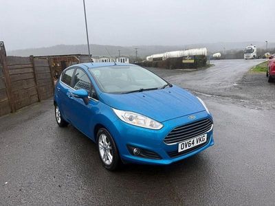 Used Ford Fiesta Zetec 82 HP (60 kW) 2014 Blue Hatchback