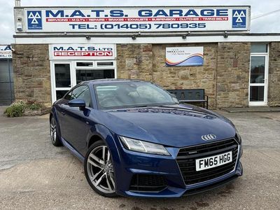 Blue Used 2015 Audi TT S-Line Coupe | £13,995 (Fair price)