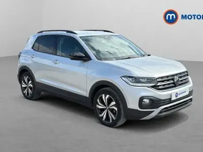 Used VW T-Cross Black Edition 110 HP (80 kW) 2023 Silver SUV