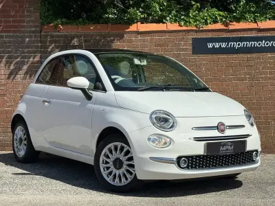 Used Fiat 500 Lounge 69 HP (50 kW) 2015 White Hatchback