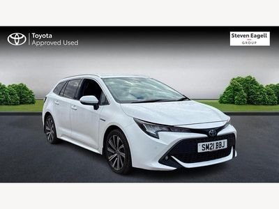 White Used 2021 Toyota Corolla Design Estate | £21,699 (Expensive)