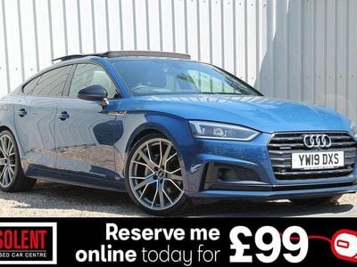 Blue Used 2019 Audi A5 Sportback Advanced Hatchback | £19,490 (Expensive)