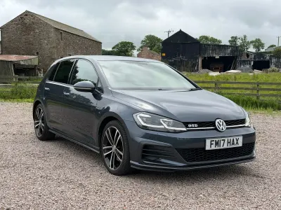 Used VW Golf VII GTD 2017 Blue Hatchback