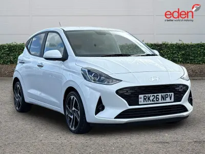 New Hyundai i10 Premium 79 HP (58 kW) 2026 White Hatchback